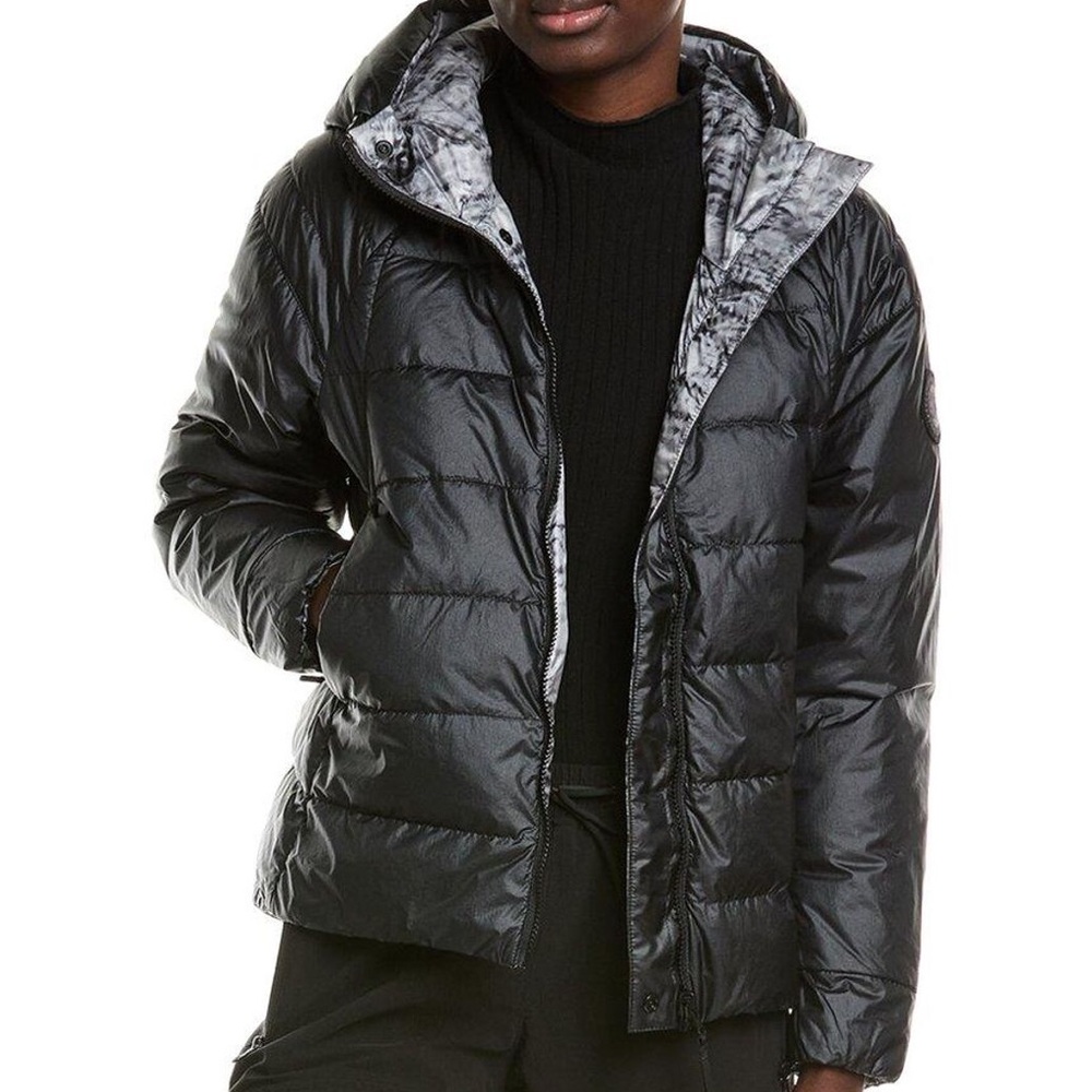 ￼Canada Goose Mackay Reversible Jacket, in Black/ Dynasty, XL